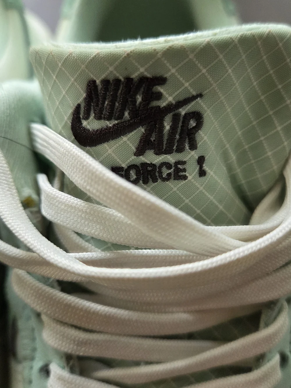 Nike Women's Air Force 1 Low Sneakers in Mint and White B1